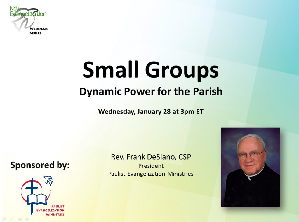 Parish Planning Webinars - Paulist Evangelization MinistriesPaulist ...